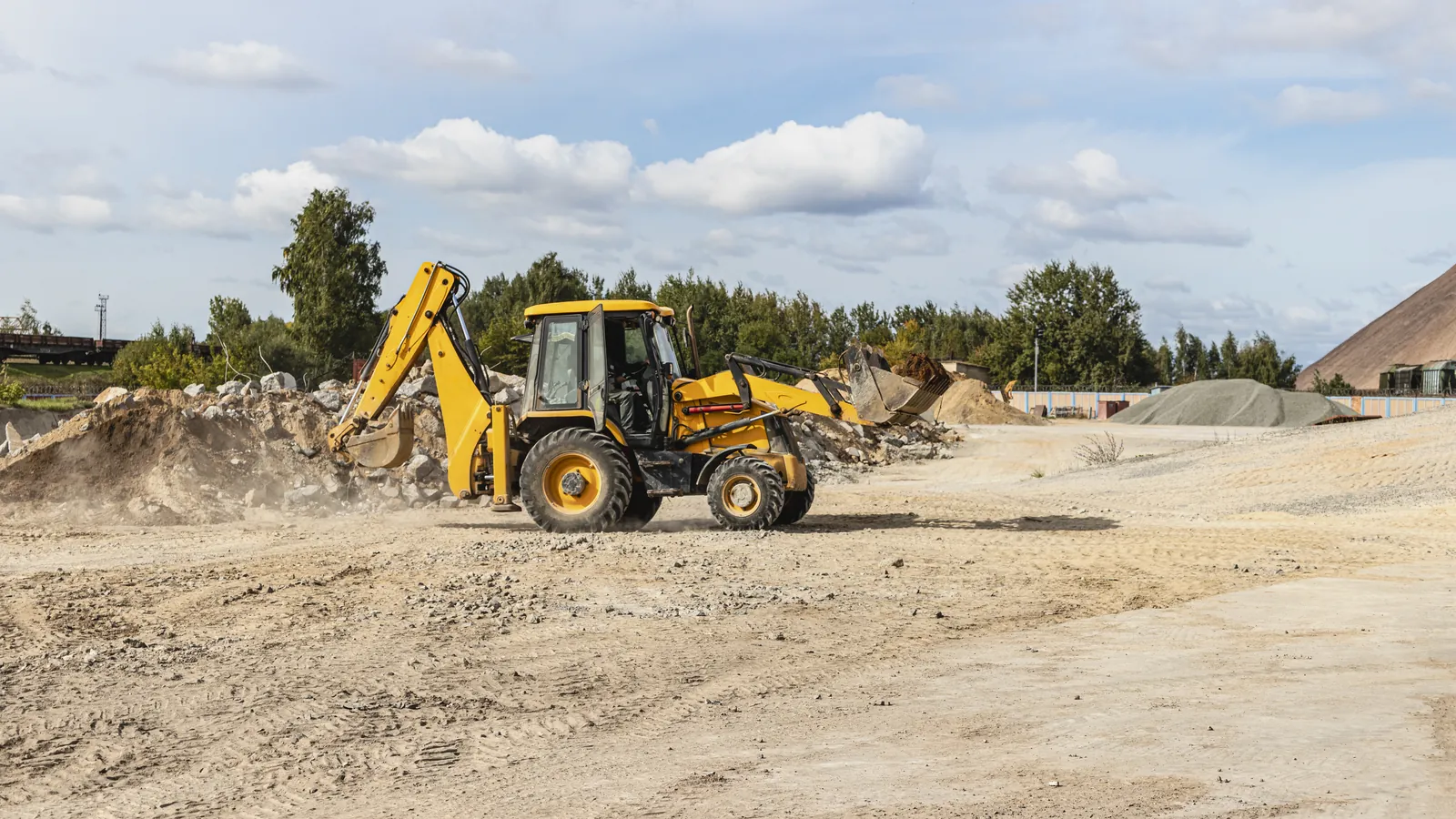 Excavation by a Cheyenne Crew That Also Builds